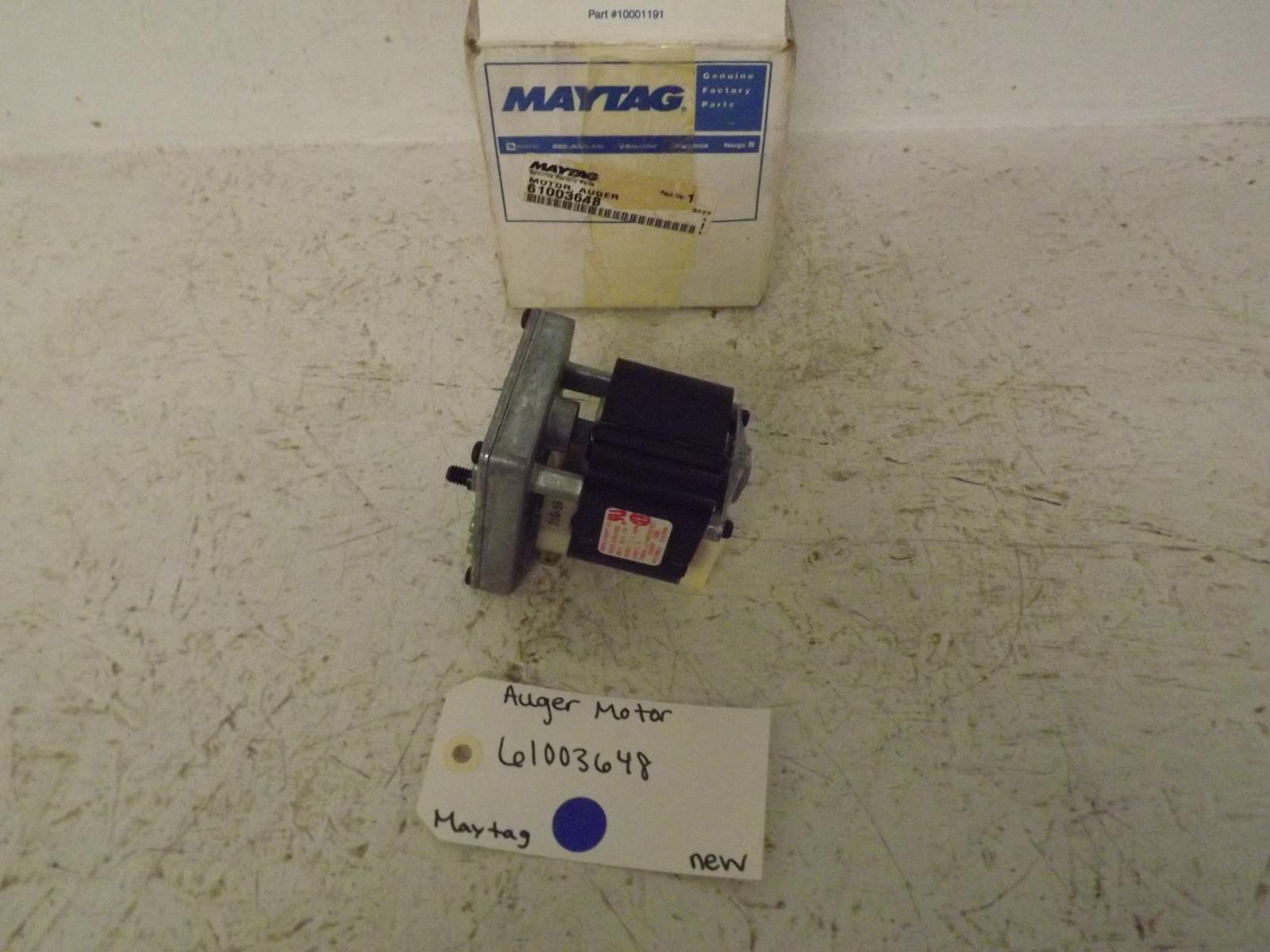 Maytag Refrigerator 61003648 Auger Motor New Maytag Refrigerator 61003648 Auger Motor New